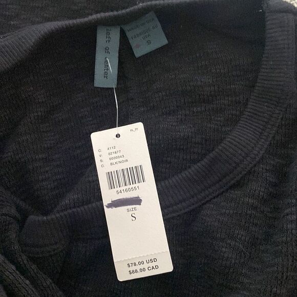 NWT Anthropologie Left Of Center Black Long Sleeve Sweater Size S - Picture 11 of 11